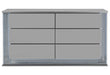 YLIME SMOOTH SILVER DRESSER WITH LED - Golden Home Furniture (Columbus, OH) - Multi Location