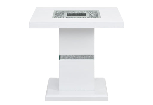 MONACO WHITE END TABLE - Golden Home Furniture (Columbus, OH) - Multi Location