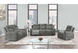 U1797 DARK GREY POWER RECLINING SOFA / POWER CONSOLE RECLINING LOVESEAT / POWER RECLINER - Golden Home Furniture (Columbus, OH) - Multi Location