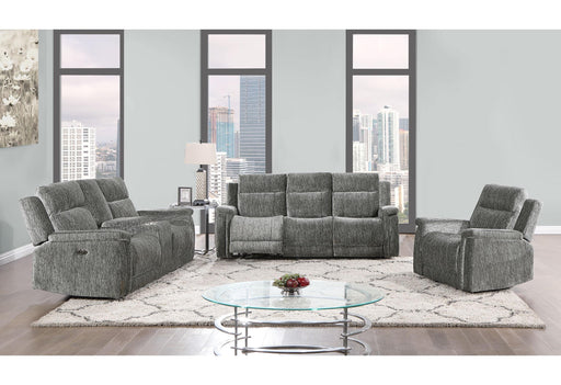 U1797 DARK GREY POWER RECLINING SOFA / POWER CONSOLE RECLINING LOVESEAT / POWER RECLINER - Golden Home Furniture (Columbus, OH) - Multi Location