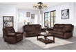 U2200 DOMINO COFFEE POWER RECLINING SOFA/POWER CONSOLE RECLINING LOVESEAT WITH POWER SWITCH/POWER RECLINER - Golden Home Furniture (Columbus, OH) - Multi Location