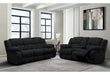 U250 EBONY RECLINING SOFA/CONSOLE RECLINING LOVESEAT - Golden Home Furniture (Columbus, OH) - Multi Location