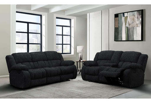 U250 EBONY RECLINING SOFA/CONSOLE RECLINING LOVESEAT - Golden Home Furniture (Columbus, OH) - Multi Location