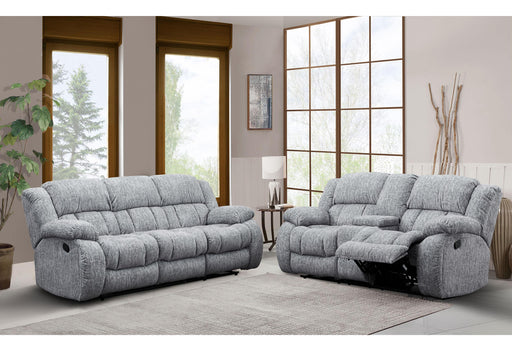 U250 GREY RECLINING SOFA/CONSOLE RECLINING LOVESEAT - Golden Home Furniture (Columbus, OH) - Multi Location