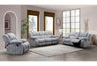 U250 GREY RECLINING SOFA/CONSOLE RECLINING LOVESEAT/GLIDER RECLINER - Golden Home Furniture (Columbus, OH) - Multi Location