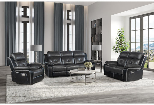 U5050 BLANCHE CHARCOAL/BLACK-POWER RECLINING SOFA/'POWER RECLINING LOVESEAT/POWER RECLINER - Golden Home Furniture (Columbus, OH) - Multi Location