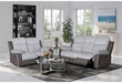U5050 LIGHT GREY/DARK GREY 30 RECLINING SOFA/RECLINING LOVESEAT - Golden Home Furniture (Columbus, OH) - Multi Location