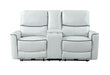 U1790 LIGHT GREY POWER CONSOLE RECLINING LOVESEAT - Golden Home Furniture (Columbus, OH) - Multi Location