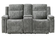 U1797 DARK GREY POWER CONSOLE RECLINING LOVESEAT - Golden Home Furniture (Columbus, OH) - Multi Location