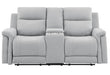 U1797 GREY CONSOLE RECLINING LOVESEAT - Golden Home Furniture (Columbus, OH) - Multi Location