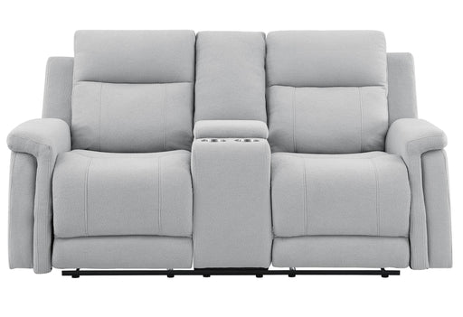 U1797 GREY CONSOLE RECLINING LOVESEAT - Golden Home Furniture (Columbus, OH) - Multi Location