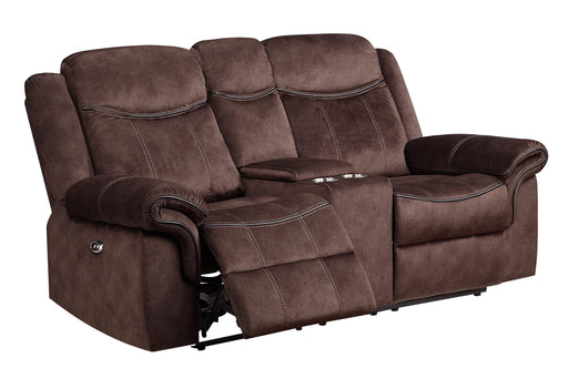 U2200 DOMINO COFFEE POWER CONSOLE RECLINING LS WITH POWER SWITCH - Golden Home Furniture (Columbus, OH) - Multi Location