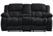 U250 EBONY CONSOLE RECLINING LOVESEAT - Golden Home Furniture (Columbus, OH) - Multi Location