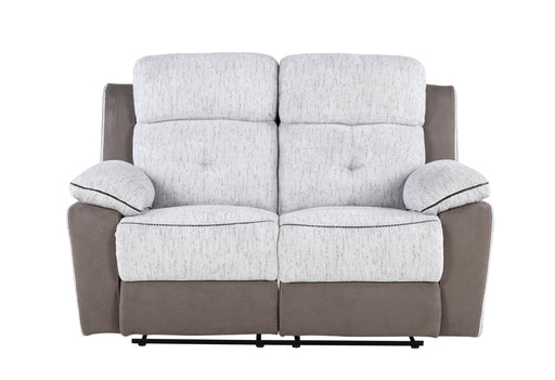 U5050 LIGHT GREY/DARK GREY 30 RECLINING LOVESEAT - Golden Home Furniture (Columbus, OH) - Multi Location