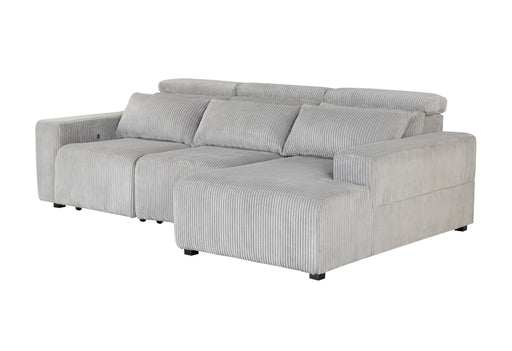 U5945 GREY RIGHT ARM FACING CHAISE WITH 1 PILLOW - Golden Home Furniture (Columbus, OH) - Multi Location