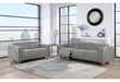 U8521 TAUPE/DARK GREY 36 POWER RECLINING LOVESEAT - Golden Home Furniture (Columbus, OH) - Multi Location