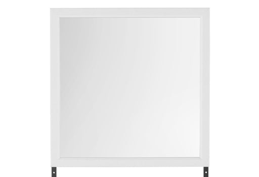 LISBON OAK AND WHITE MIRROR - Golden Home Furniture (Columbus, OH) - Multi Location