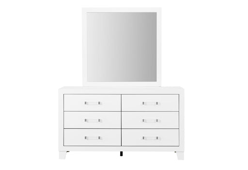 LUCCIA WHITE MIRROR - Golden Home Furniture (Columbus, OH) - Multi Location