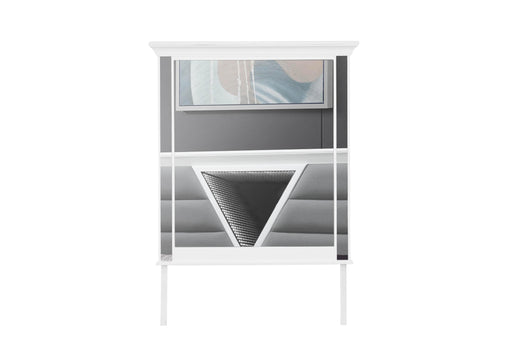 MARCO METALLIC WHITE MIRROR - Golden Home Furniture (Columbus, OH) - Multi Location