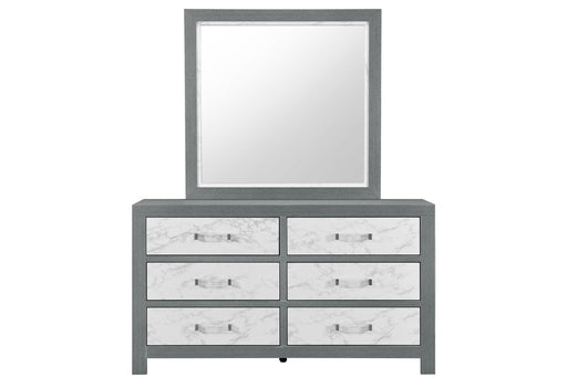MICAH GREY MIRROR - Golden Home Furniture (Columbus, OH) - Multi Location