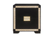 BLAKE BLACK/GOLD NIGHTSTAND - Golden Home Furniture (Columbus, OH) - Multi Location
