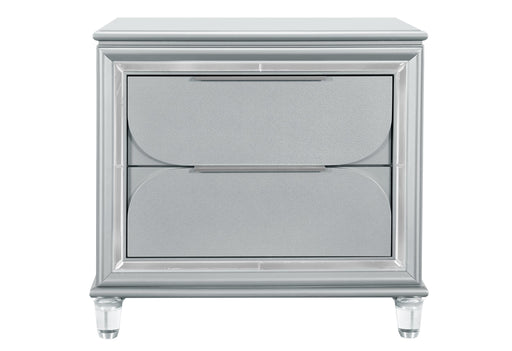 CALEB SILVER NIGHTSTAND - Golden Home Furniture (Columbus, OH) - Multi Location