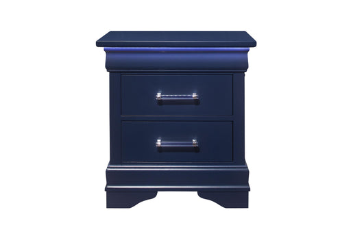 CHARLIE BLUE NIGHTSTAND WITH LED - Golden Home Furniture (Columbus, OH) - Multi Location