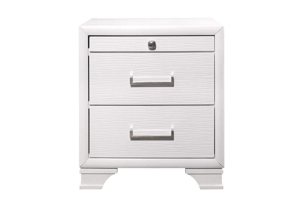 Jordyn White Nightstand - Golden Home Furniture (Columbus, OH) - Multi Location