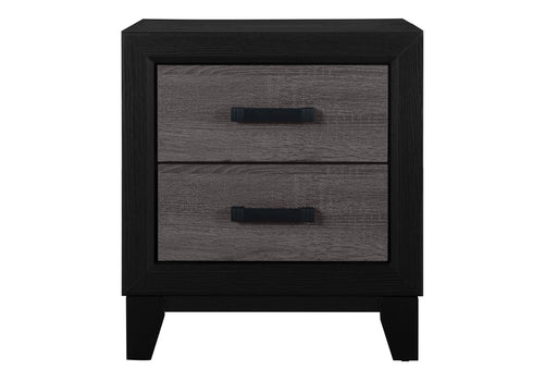 LISBON GREY AND BLACK NIGHTSTAND - Golden Home Furniture (Columbus, OH) - Multi Location