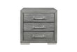 TIFFANY SILVER NIGHTSTAND - Golden Home Furniture (Columbus, OH) - Multi Location