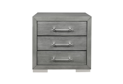 TIFFANY SILVER NIGHTSTAND - Golden Home Furniture (Columbus, OH) - Multi Location