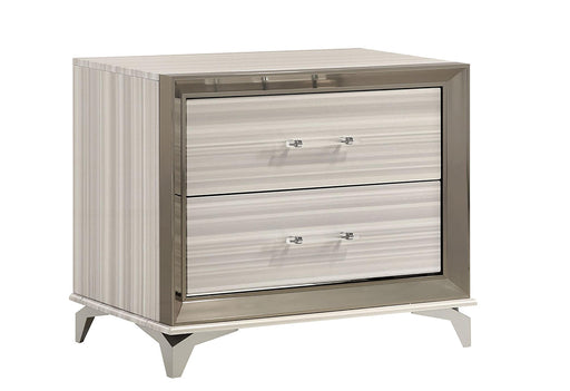 ZAMBRANO WHITE NIGHTSTAND - Golden Home Furniture (Columbus, OH) - Multi Location