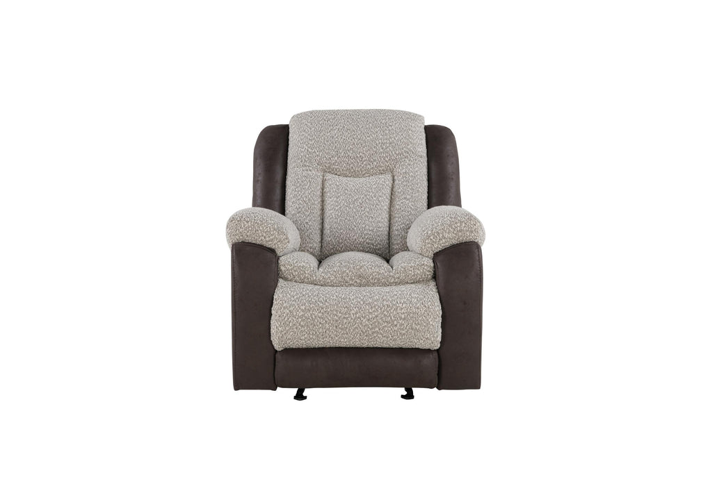 U4377 GREY/BROWN GLIDER RECLINER - Golden Home Furniture (Columbus, OH) - Multi Location