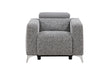 U8521 TAUPE/DARK GREY 36 POWER RECLINER - Golden Home Furniture (Columbus, OH) - Multi Location