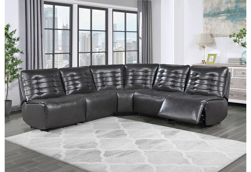 BUILD IT YOUR WAY U6066 BLANCHE CHARCOAL 3 POWER SOFA - Golden Home Furniture (Columbus, OH) - Multi Location