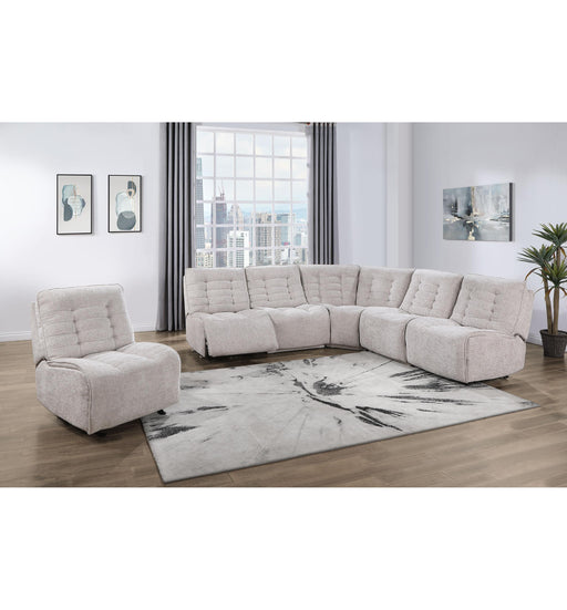 BUILD IT YOUR WAY U6066 CREAM 3 POWER SECTIONAL - Golden Home Furniture (Columbus, OH) - Multi Location