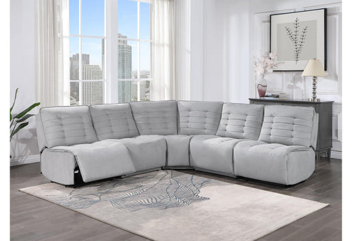 BUILD IT YOUR WAY U6066 GREY 3 POWER SOFA - Golden Home Furniture (Columbus, OH) - Multi Location