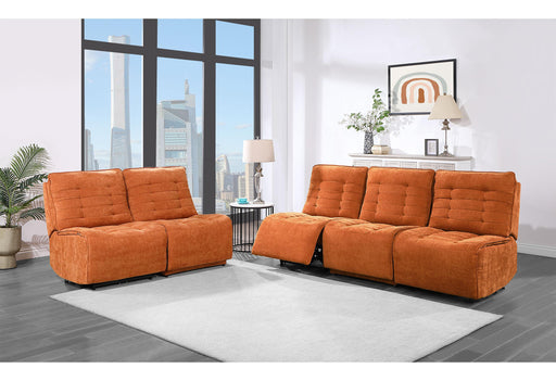 BUILD IT YOUR WAY U6066 RUST 3 POWER SOFA - Golden Home Furniture (Columbus, OH) - Multi Location
