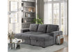 U2660 GREY L SECTIONAL WITH PULLOUT - Golden Home Furniture (Columbus, OH) - Multi Location