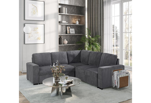 U2660 GREY SECTIONAL W/O CHAISE AND W/O PULLOUT - Golden Home Furniture (Columbus, OH) - Multi Location