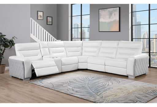 U2682 BLANCHE WHT/GRY 33 SECTIONAL - Golden Home Furniture (Columbus, OH) - Multi Location