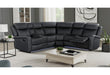 U6024 BLACK PU 72A SECTIONAL WITH LED AND 2 RECLINERS - Golden Home Furniture (Columbus, OH) - Multi Location