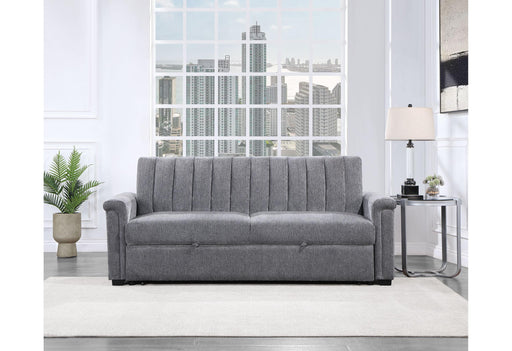 U0201 DARK GREY PULL OUT SOFA - Golden Home Furniture (Columbus, OH) - Multi Location