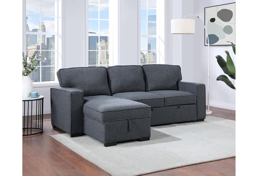 U0203 CHARCOAL PULL OUT SOFA BED - Golden Home Furniture (Columbus, OH) - Multi Location