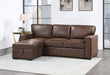 U0203 COFFEE REVERSIBLE PULL OUT SOFA BED - Golden Home Furniture (Columbus, OH) - Multi Location