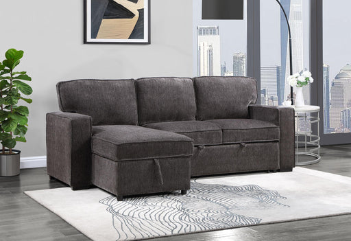 U0203 DARK GREY PULL OUT SOFA BED - Golden Home Furniture (Columbus, OH) - Multi Location
