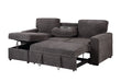 U0203 Dark Grey Reversible Pull Out Sofa Bed - Golden Home Furniture (Columbus, OH) - Multi Location