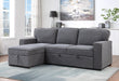 U0203 LIGHT GREY PULL OUT SOFA BED - Golden Home Furniture (Columbus, OH) - Multi Location