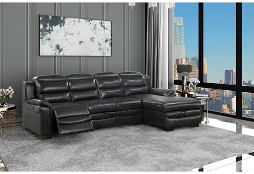 U8518 BLANCHE CHARCOAL SOFA BED WITH USB - Golden Home Furniture (Columbus, OH) - Multi Location