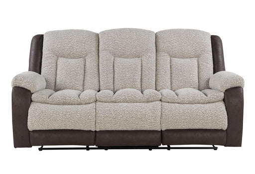 U4377 GREY/BROWN RECLINING SOFA - Golden Home Furniture (Columbus, OH) - Multi Location